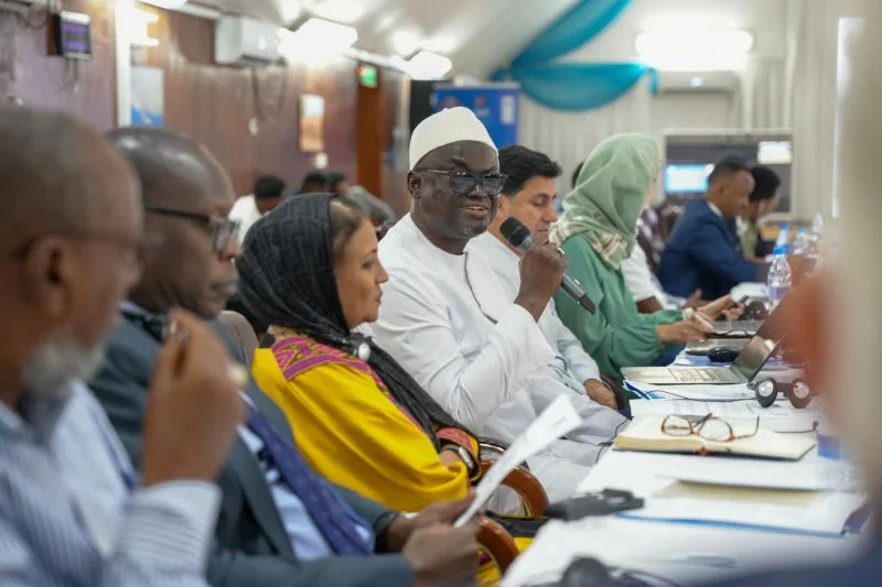 Participants attending an INFF validation workshop in Somalia.