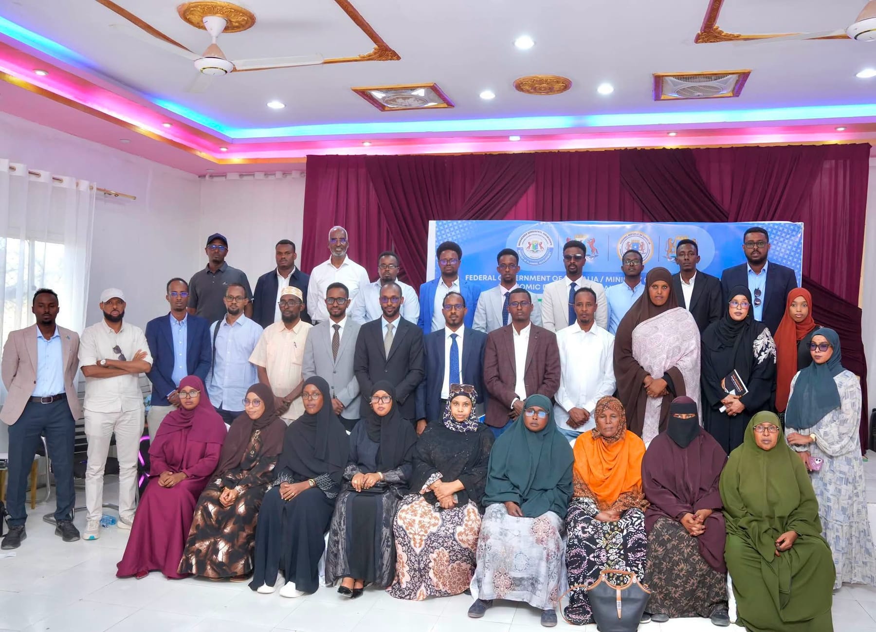 Heen Media covering a public dialogue, workshop, or partnership event in Somalia