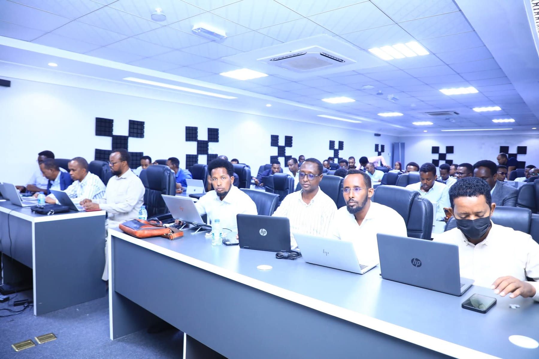 Heen Media covering a public dialogue, workshop, or partnership event in Somalia