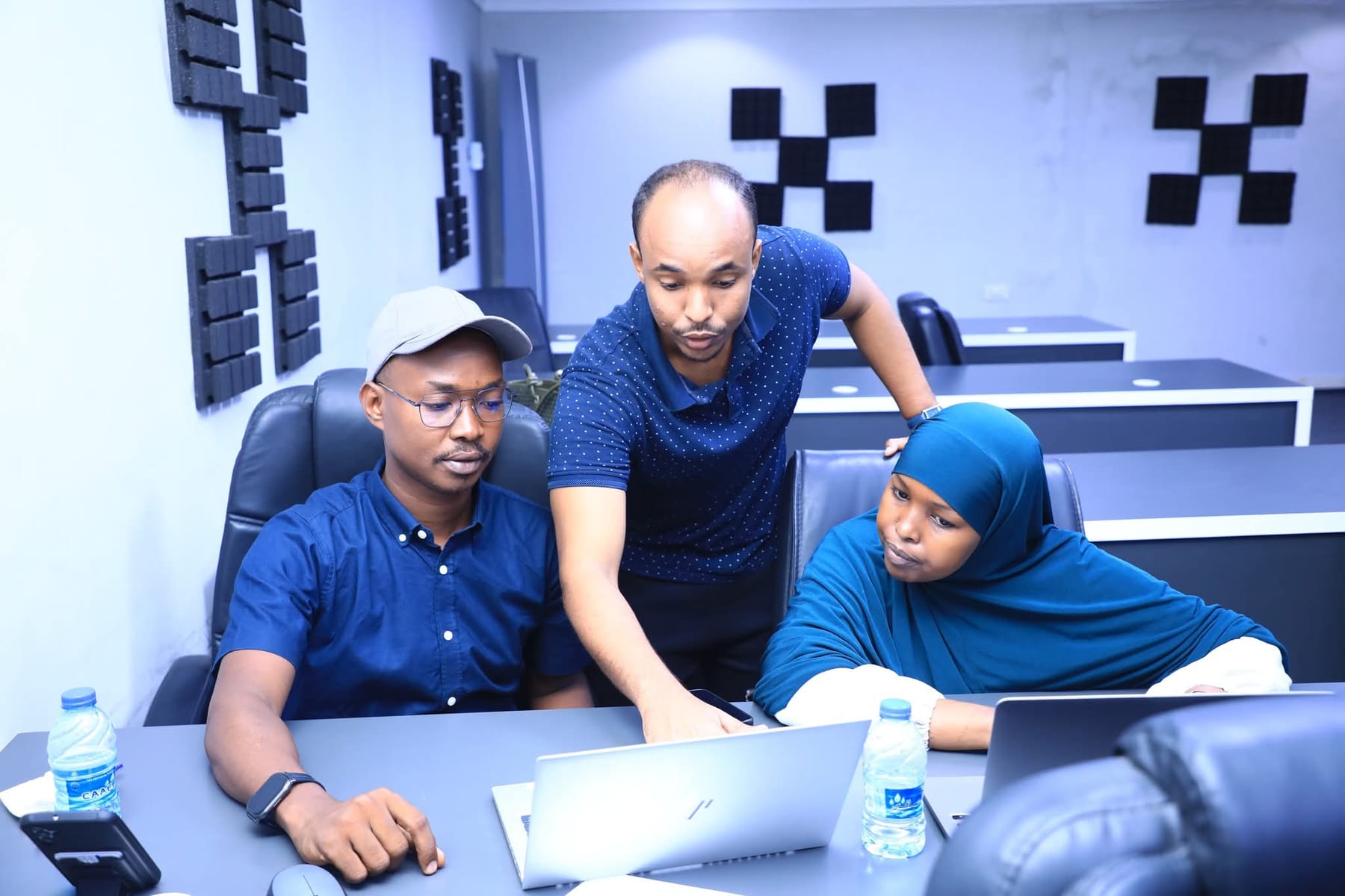 Heen Media covering a public dialogue, workshop, or partnership event in Somalia
