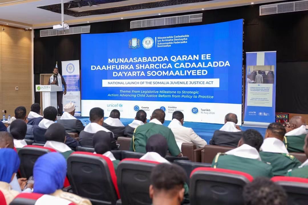 Heen Media covering a public dialogue, workshop, or partnership event in Somalia